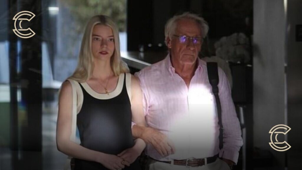 Anya Taylor-Joy enjoys lunch with her father Dennis Taylor