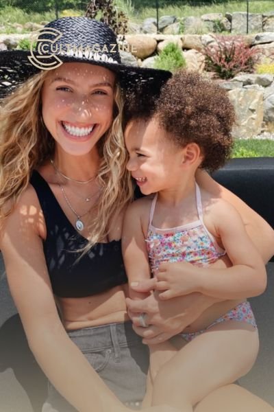 Anna Congdon with child