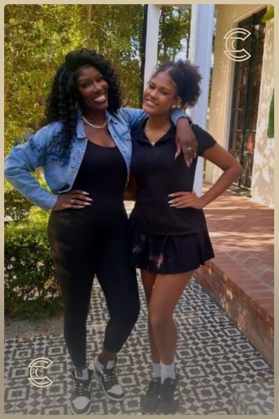 Bozoma Saint With Daughter