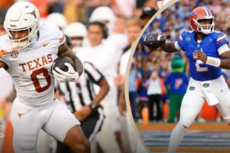 Texas Longhorns Football vs Florida Gators Football Match Player Stats