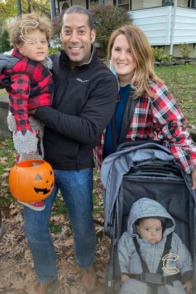 Sean Spiller With Family Wife 2 Children