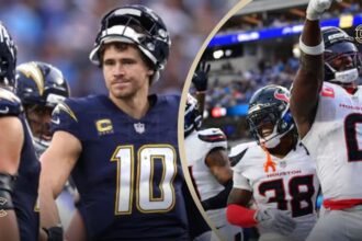 Chargers vs Texans Match Player Stats