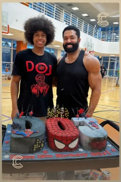 David Otunga With Son