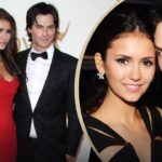 Nina Dobrev and Ian Somerhalder
