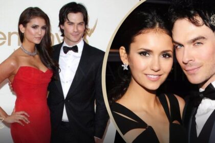 Nina Dobrev and Ian Somerhalder
