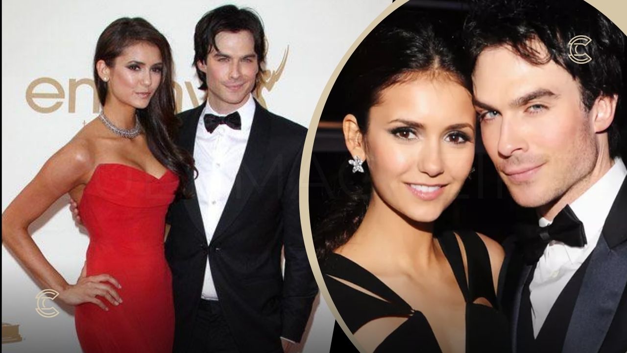Nina Dobrev and Ian Somerhalder